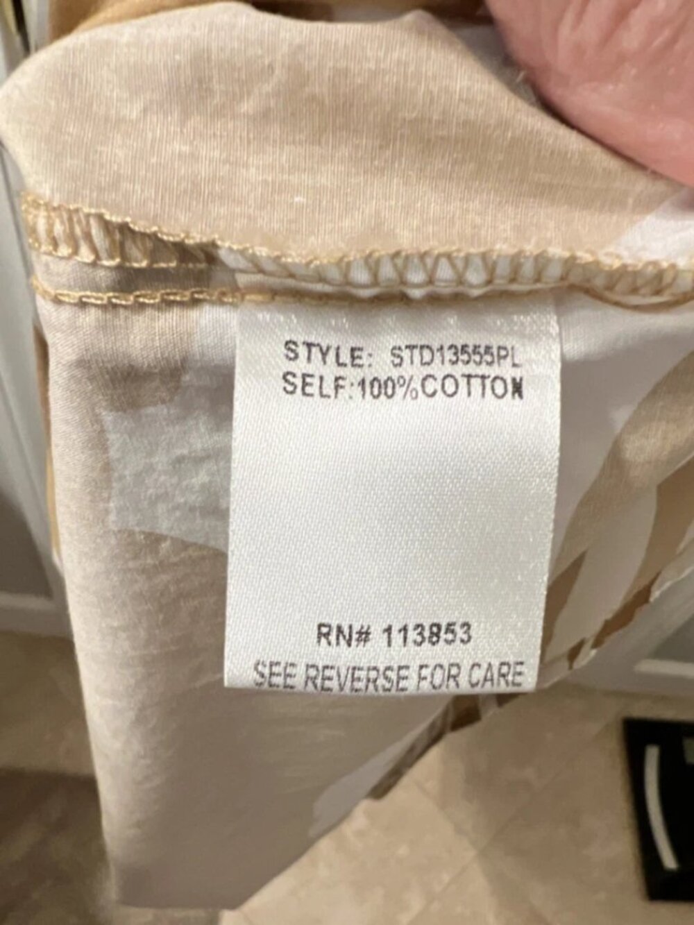 Sugarlips XS Palmer Poplin Tiered Maxi Dress - Picture 3 of 5